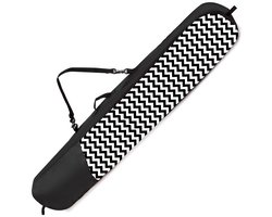 FEROCITY Snowboardhoes 170 cm - Snowboardtas voor boards tot 165 cm - Waterdicht - Met schouderband - Zig Zag