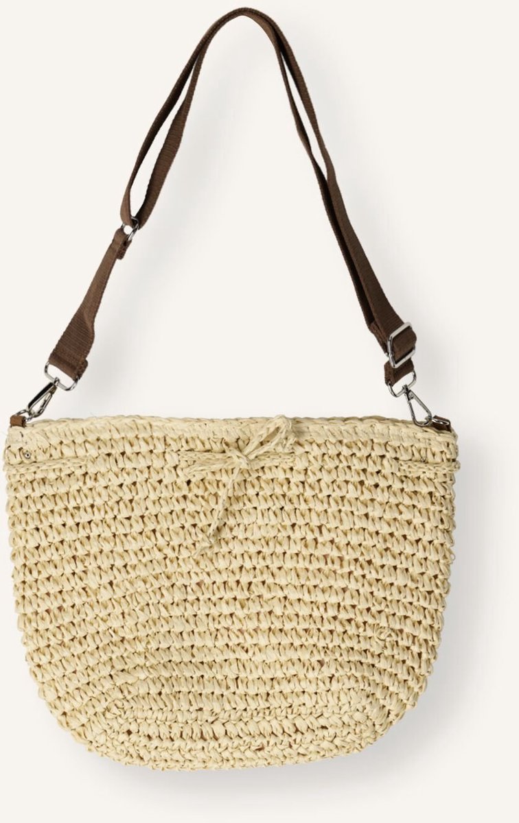 Becksondergaard Papel Rocio Bag Schoudertassen Dames - Beige - Maat ONESIZE