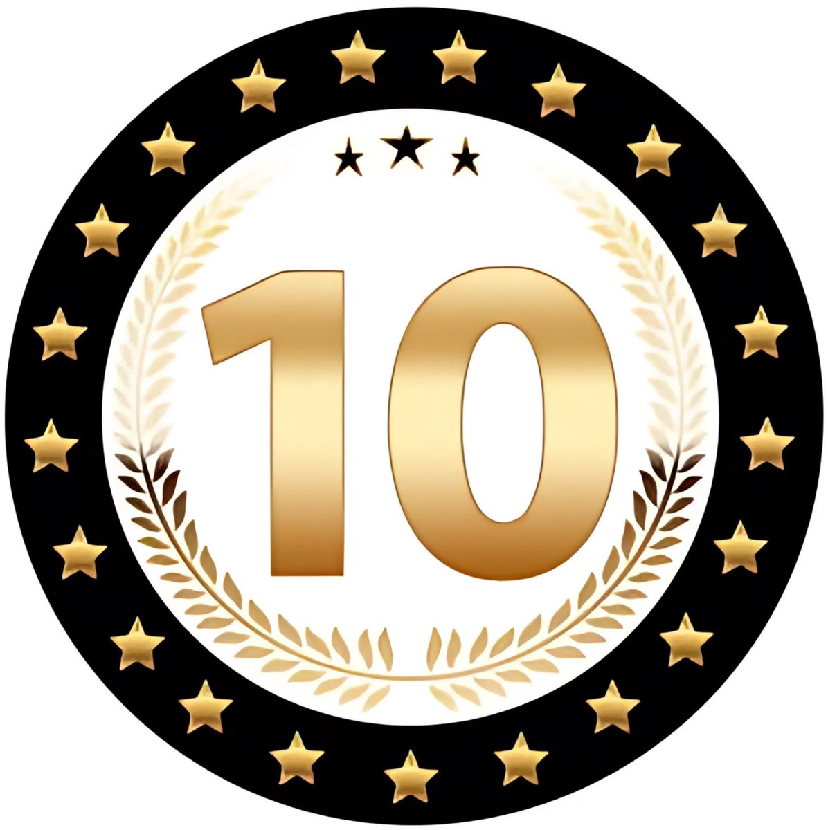 Bierviltjes 10 - 50x stuks - zwart/goud - luxe - verjaardag/jubilea - feestartikelen