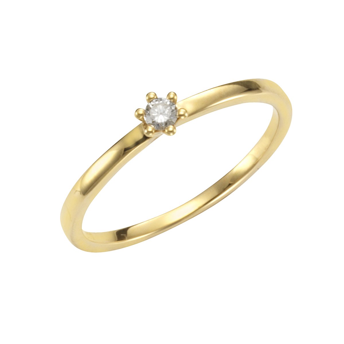 Orolino Ring Gold 585 mit Brillant 0,07ct.