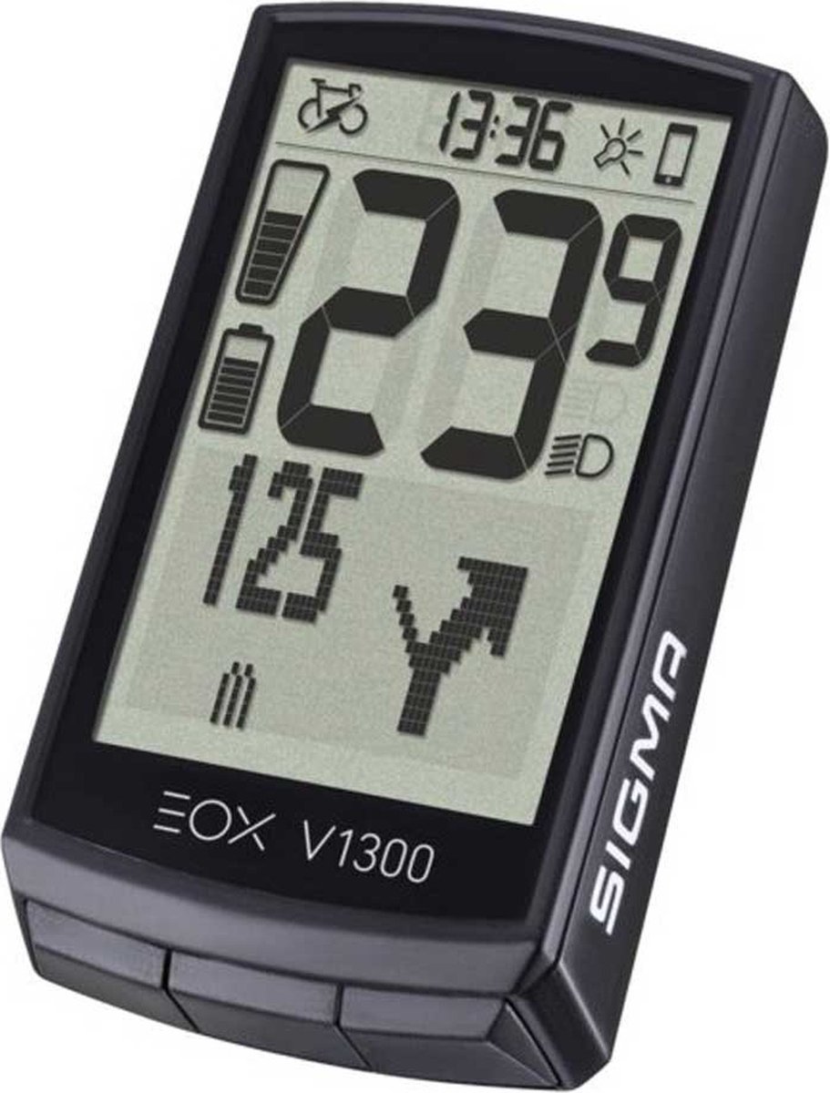Sigma EOX View 1300 E-Bike Fietscomputer - Draadloos
