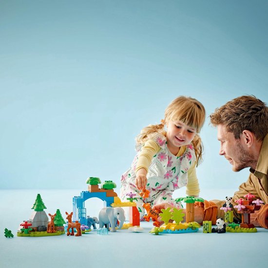 LEGO DUPLO Stad 3-in-1 families van wilde dieren - 10446
