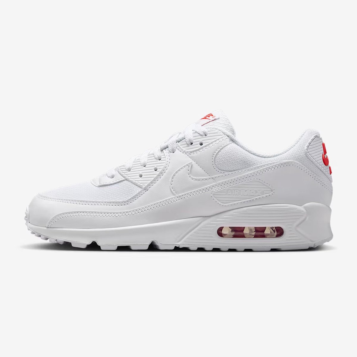 Nike Nike Air Max 90 Sneakers Unisex Light Crimson Wit