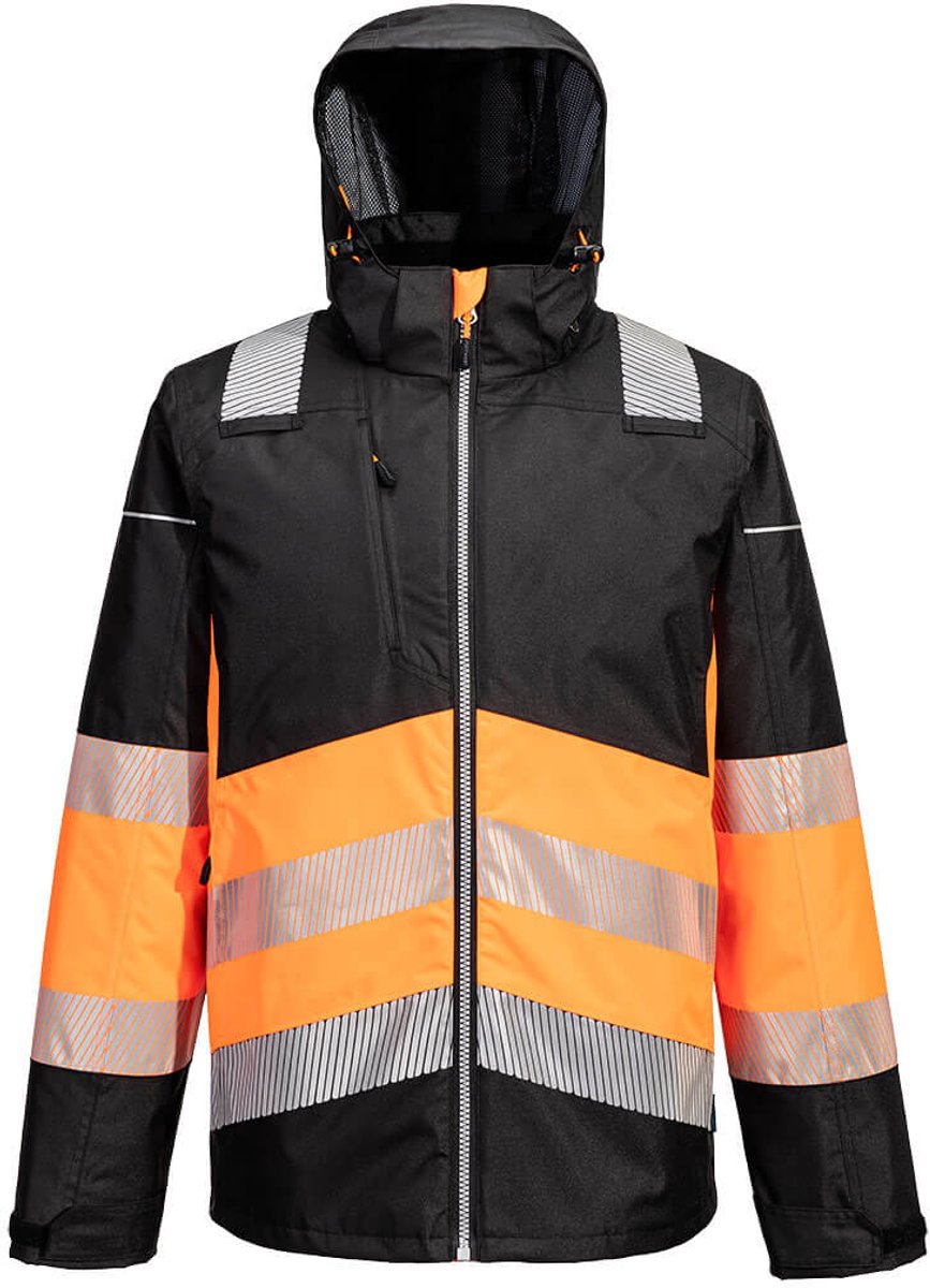Portwest PW3 Hi-Vis Klasse 1 Winterjack PW364 Oranje