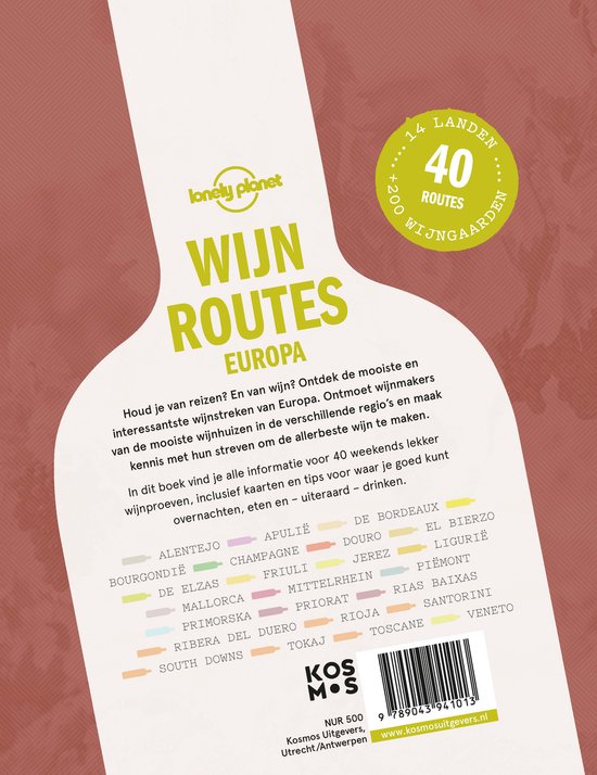 Lonely planet - Wijnroutes Europa