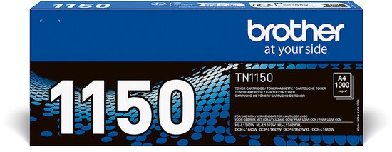 Brother TN-1150 tonercartridge 1 stuk(s) Origineel Zwart