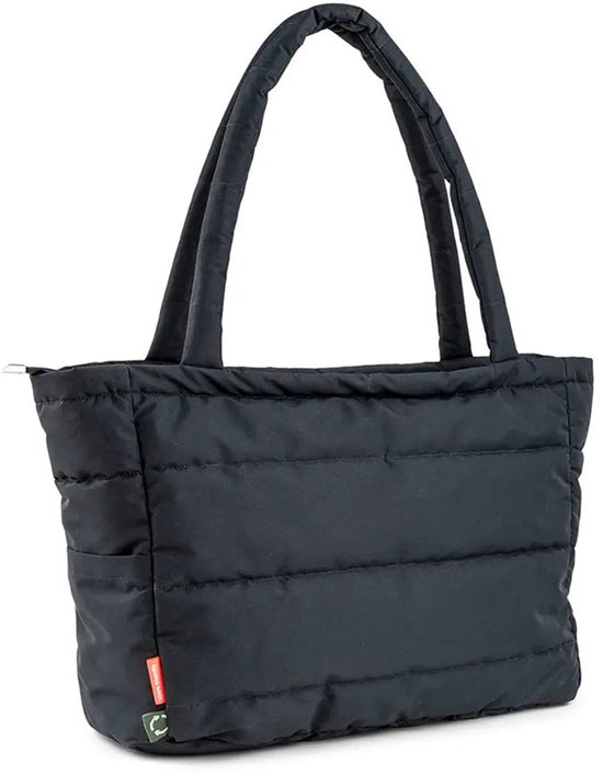 Done by Deer Luiertas Zwart Quilted Tote Bag van Done by Deer — afbeelding 2
