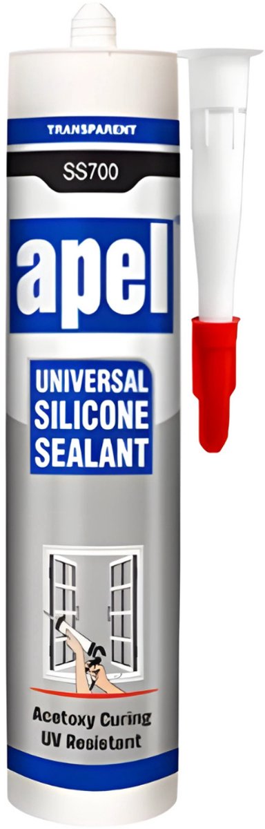 Mitreapel siliconen Transparant – 320 g / 280 ml – Siliconenkit – Waterdichte en Transparante Afdichting – Sterke en Duurzame Hechting – Snelle en Betrouwbare Montage – Siliconen Sealer