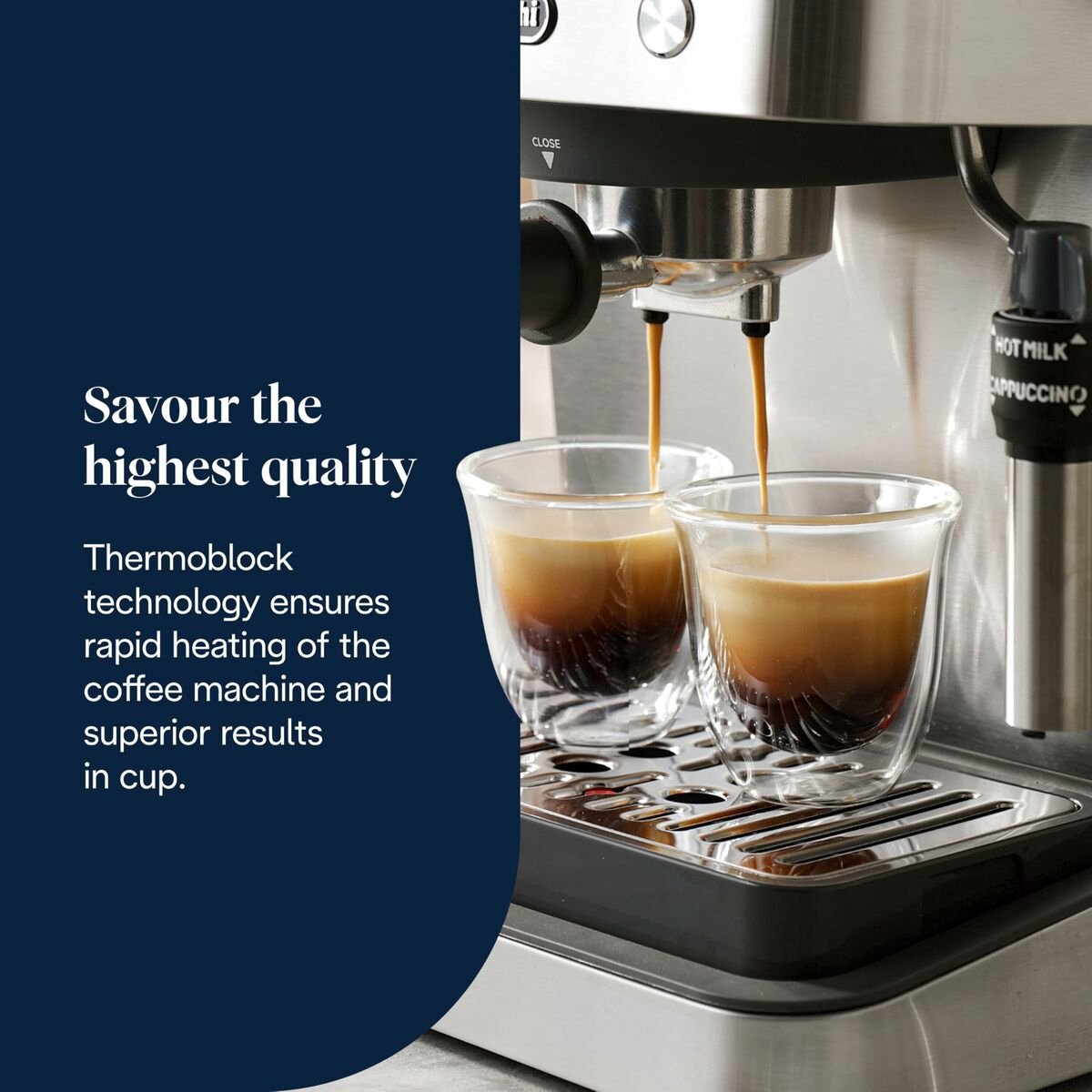 DeLonghi EM450.M Pistonmachine voor Koffiebonen - afbeelding 3