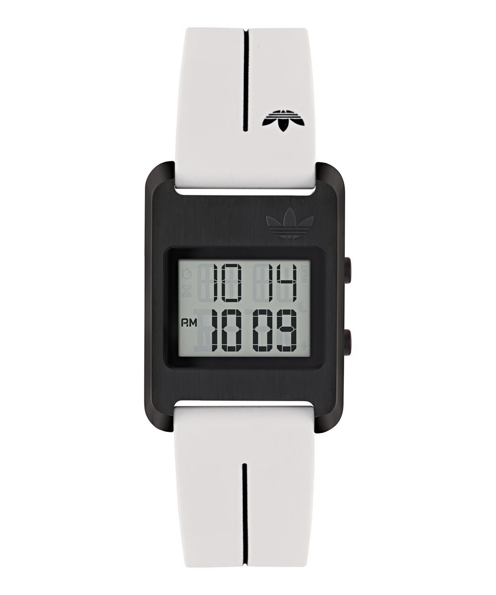 Adidas Originals Retro Pop Three AOST25536 Horloge - Siliconen - Wit - Ø 31 mm