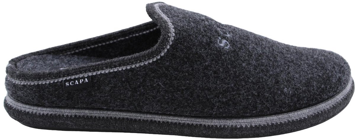 Scapa - Pantoffels - Grijs - Heren - Maat 41 -