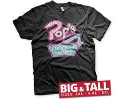 Riverdale Pop's Chock'L-it -Shoppe Big & Tall T-shirt Zwart