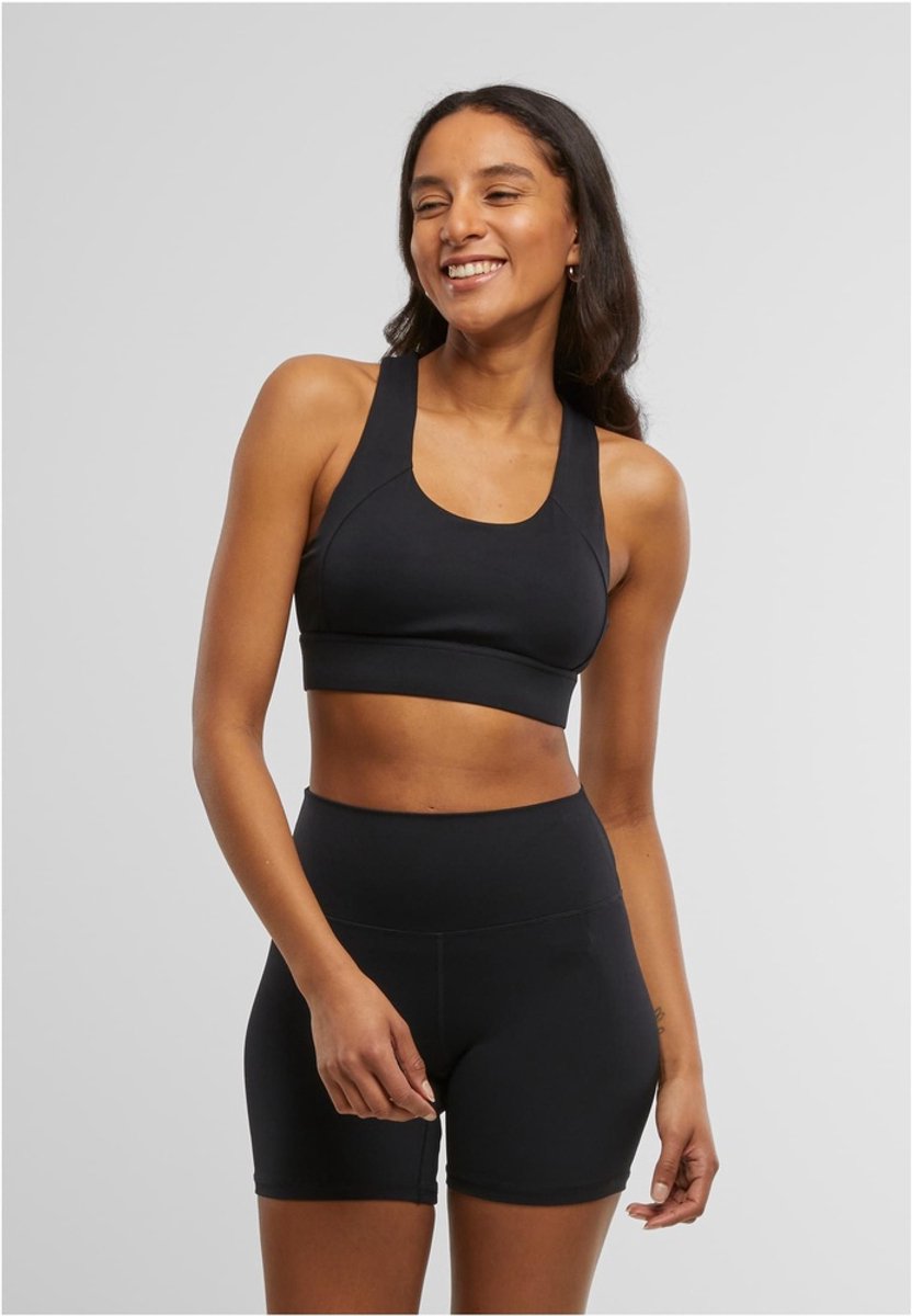 Urban Classics Ladies Sports Bra Bustier zwart L Dames