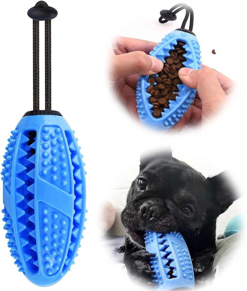 Hond Kauspielzeug Zahnreinigung – Geringde Kaustangen 2pcs – Automatische Zahnreinigung – Snacks Interactie