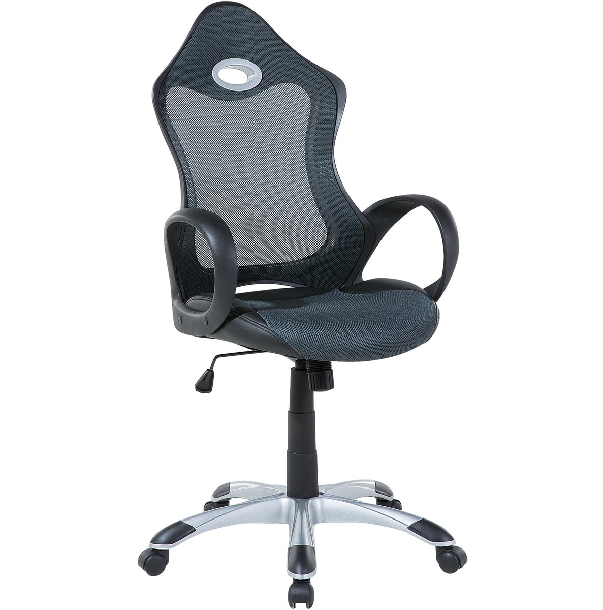 iCHAIR - Bureaustoel - Donkergrijs - Polyester