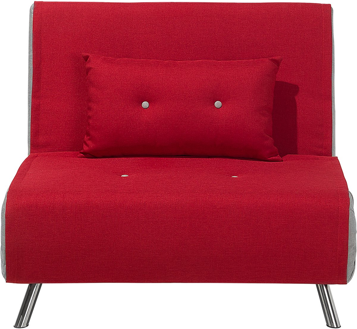 Beliani FARRIS - Slaapbank 1-zit - Rood - Polyester