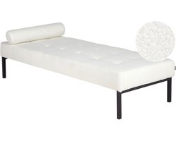 BELIANI CHINON - Chaise longue - Wit - Bouclé