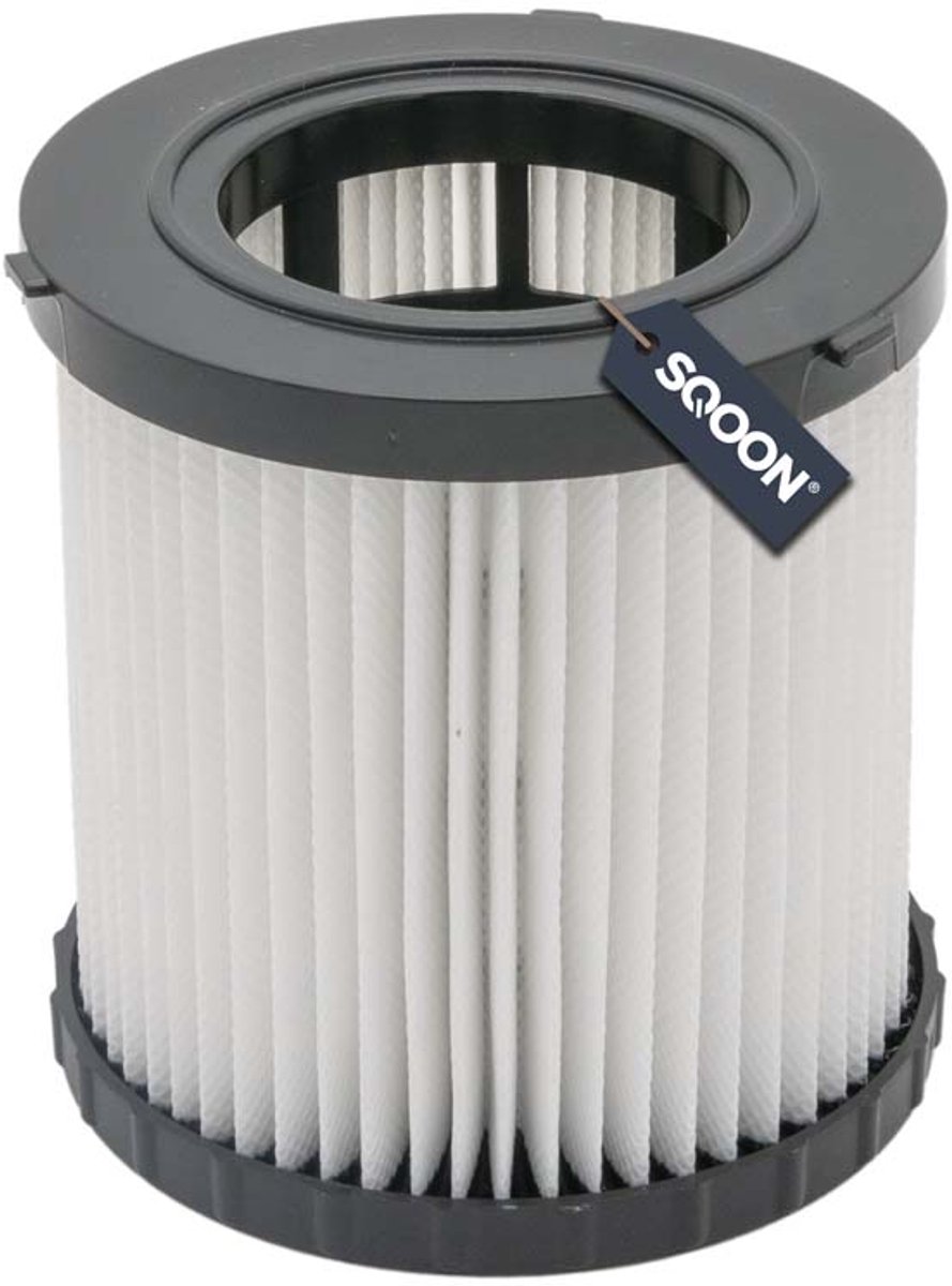 SQOON® Cilinderfilter Geschikt voor DeWalt DCV580 – Vervangt DCV5801H HEPA-filter