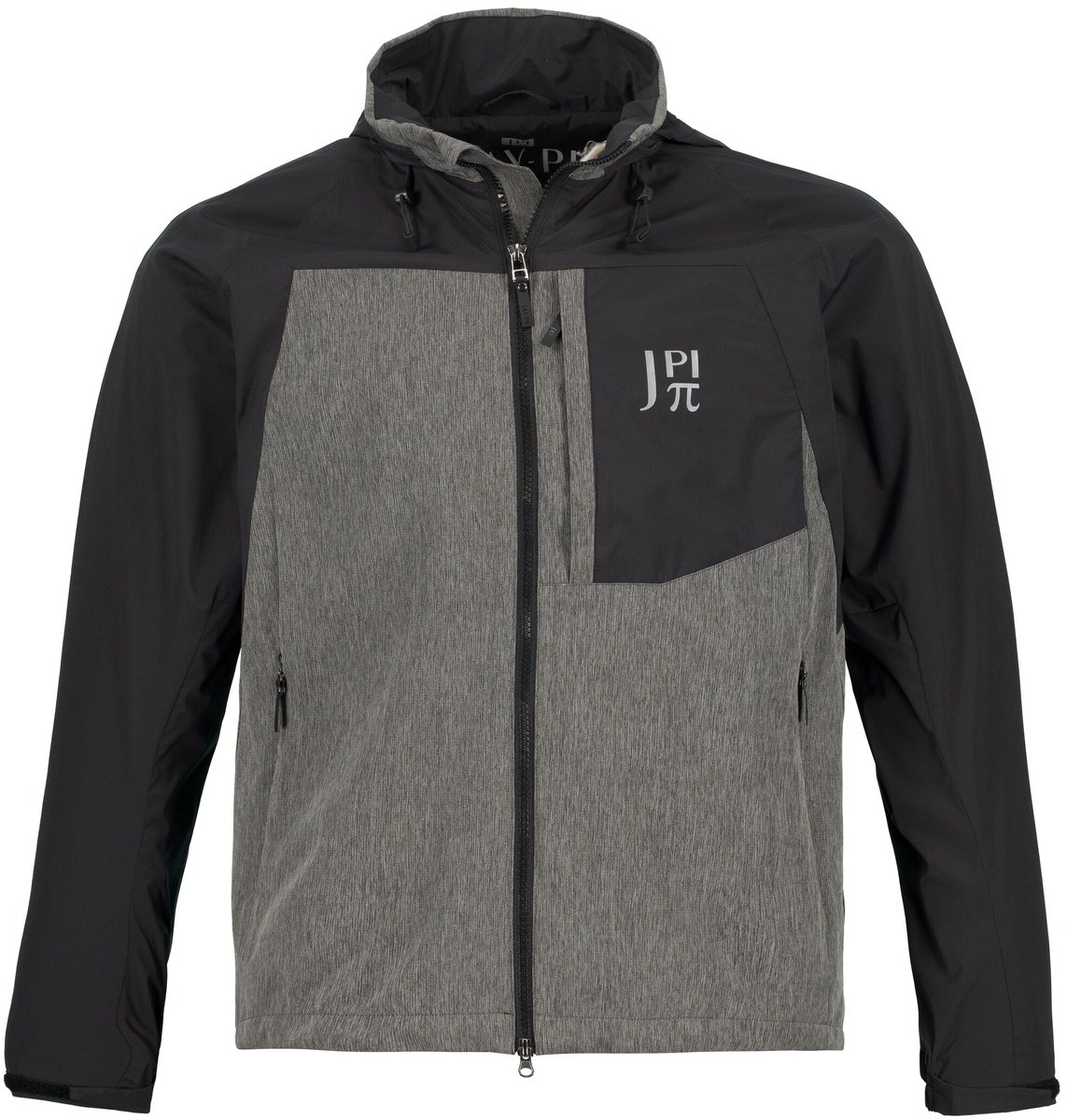 JAY-PI - Heren - Outdoorjack FLEXNAMIC® bikewear capuchonkraag mesh voering - Zwart - Maat XXL