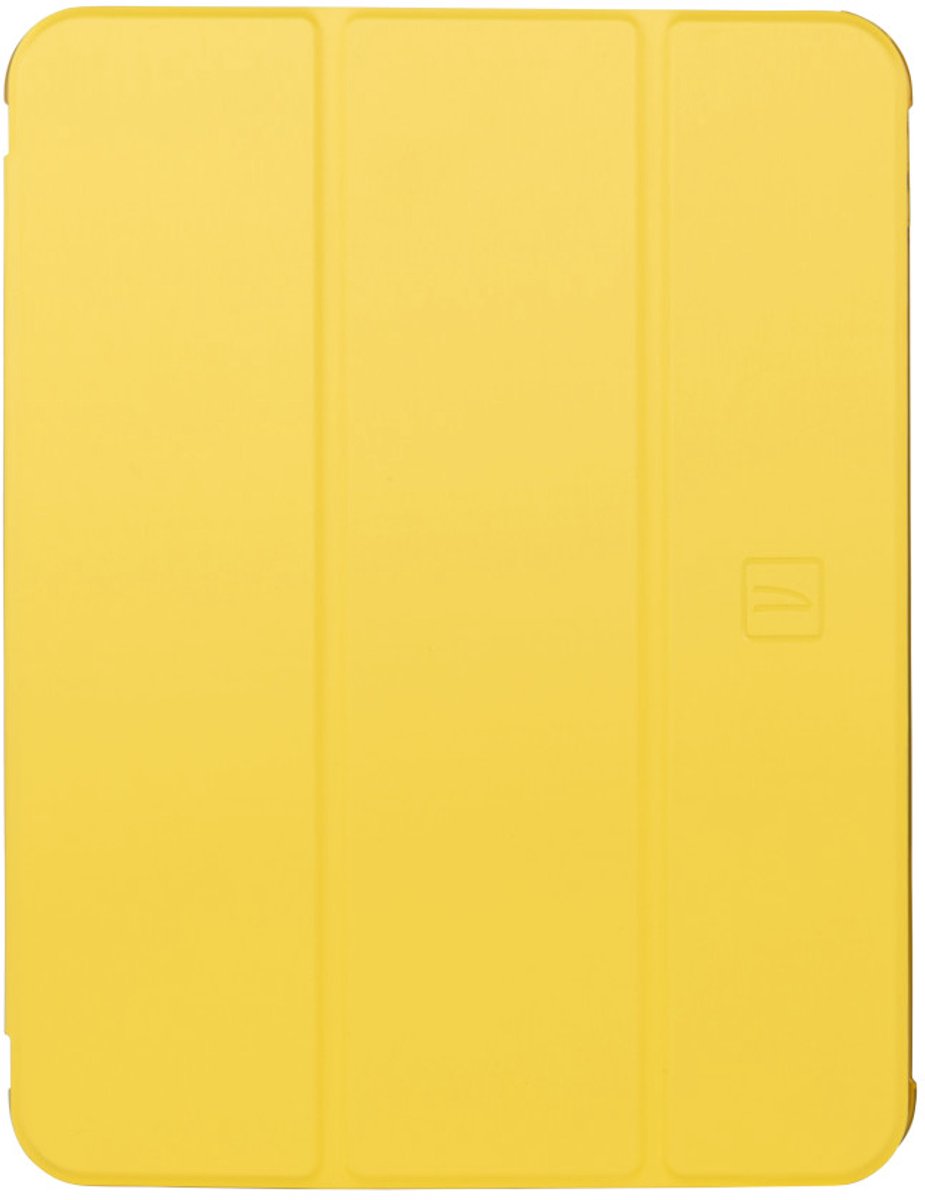 Tucano Satin Folioblad - iPad hoes - geschikt voor iPad 10.9 10th gen 2022, Apple - Geel