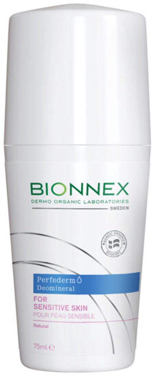 Bionnex Perfederm Deomineral Roller Gevoelige Huid - 3 x 75 ml - Voordeelverpakking