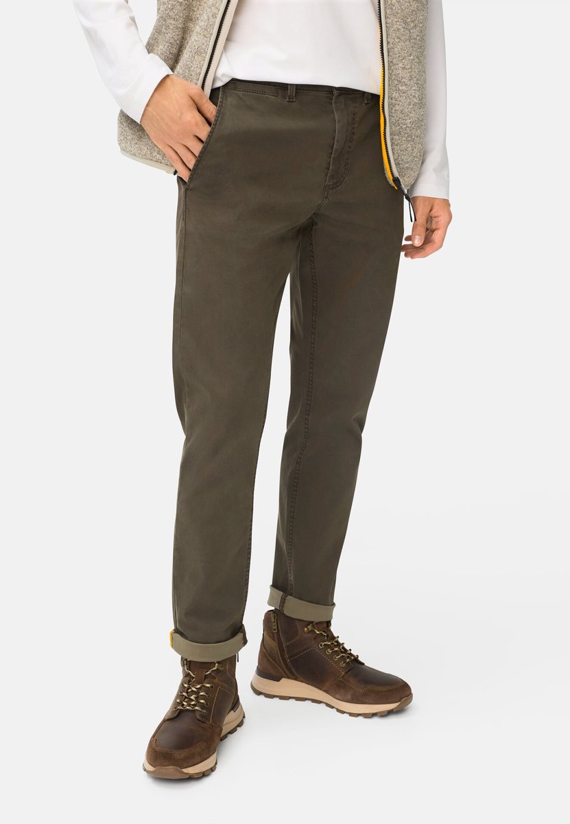 camel active Slim Fit Chino - Maat menswear-30/32 - Donkerbruin