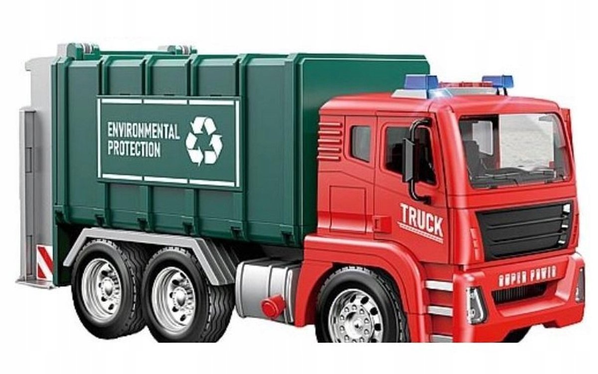 Speelgoed Vuilniswagen met Licht en Geluid - Adar