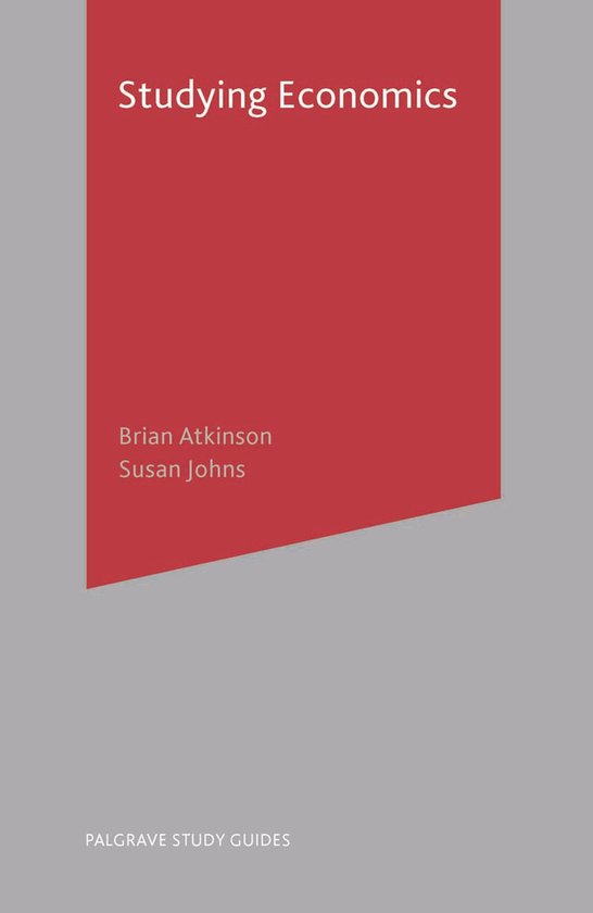Bloomsbury Study Skills - Studying Economics - cover