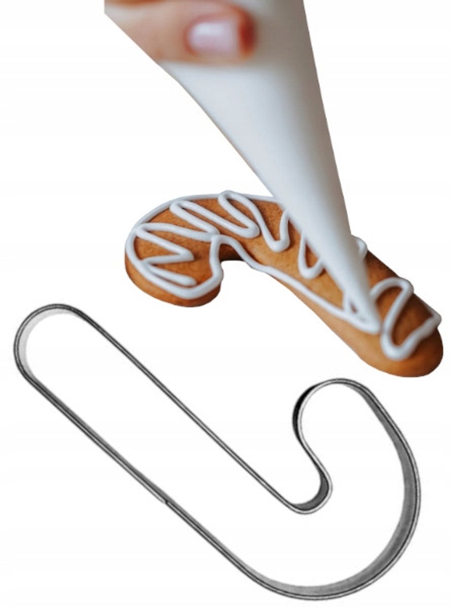 Kerst Lolly Koekjesvorm 6,2 cm - Leuk voor Kerstbakken