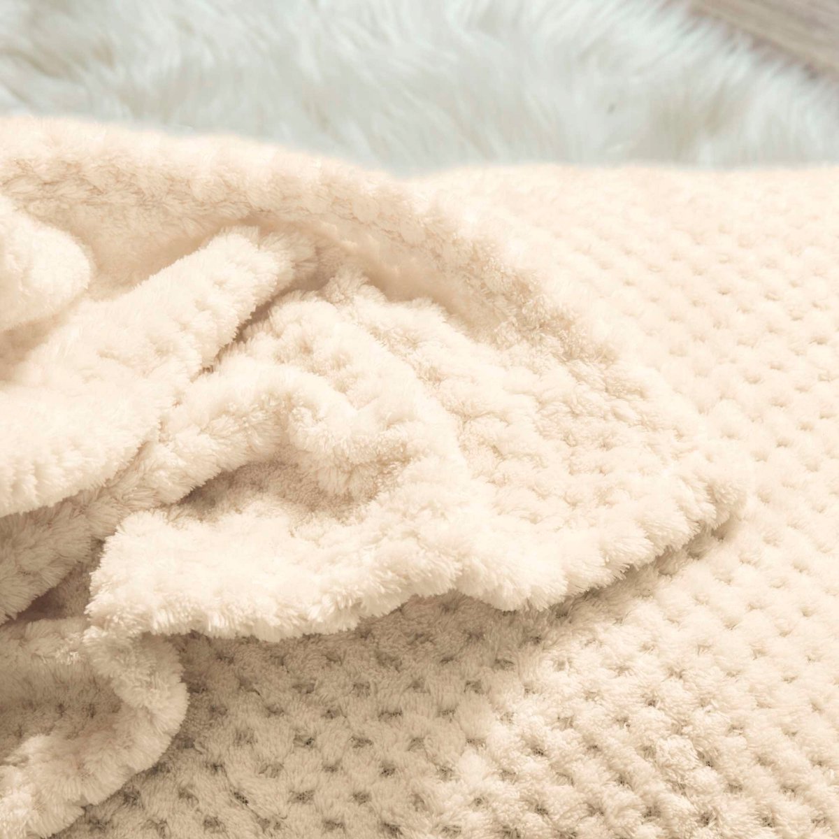 Zacht Licht Beige Plaid 150x200cm - Monte Microvezel