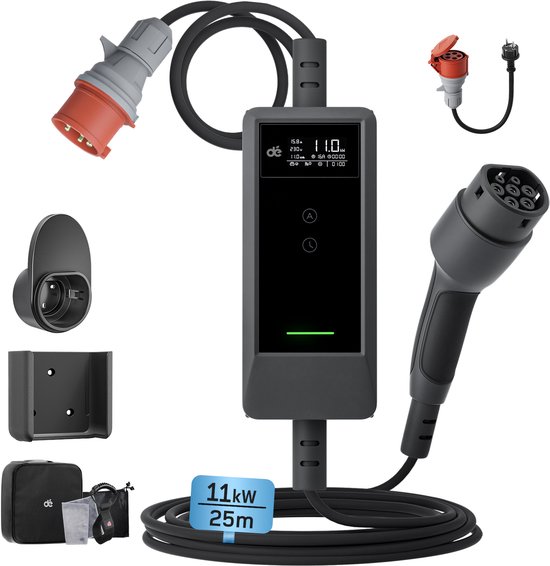EV-oplaadadapter, vrouwelijke stekker, EV-oplader, schokbestendig, voor