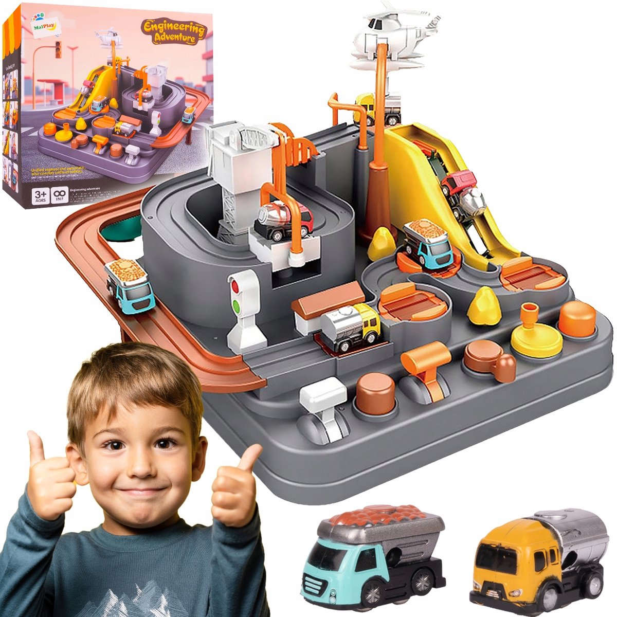 Interactief Speelgoed Autobaan met Obstakels - Educatief Cadeau