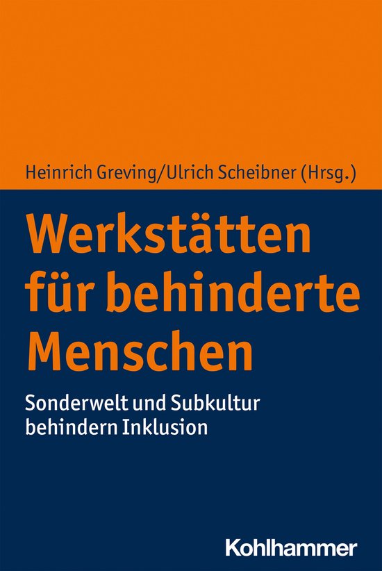 Werkstätten für behinderte Menschen - cover