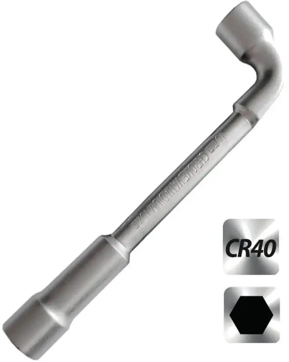 Dedra pijpenleutel 12mm CR40 staal, 150mm lengte