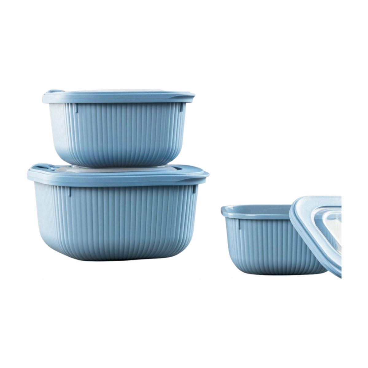 Dunya Micro Line Set: 3 Voedselcontainers (600/1100/1800ml)