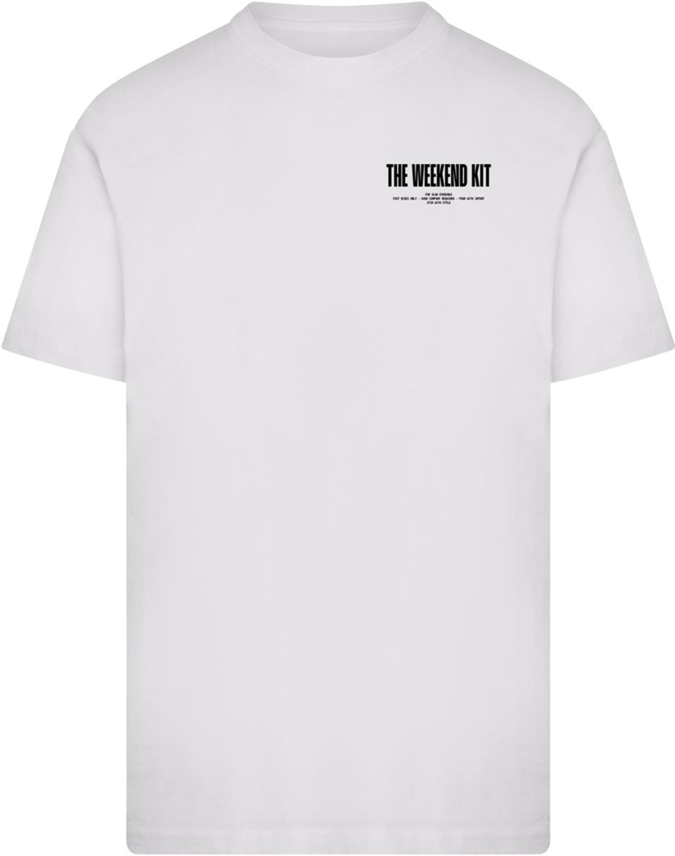 Mister Tee The Weekend Kit Heren Tshirt XXL Wit