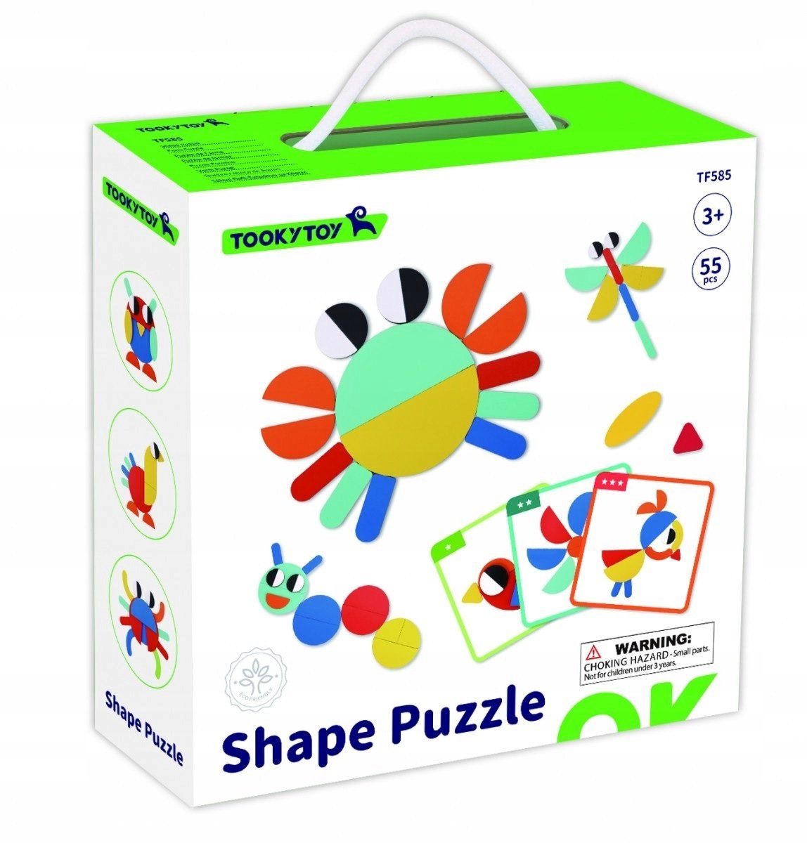 Houten Puzzel met Patronen - Educatief en Creatief Speelgoed