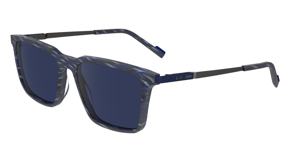 ZEISS ZS23716S 420 TEXTURED BLUE/GREY 55/17/145 MALE Zonnebrillen