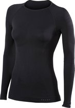 FALKE Warm Dames Longsleeved Tight Shirt - Zwart - Maat L
