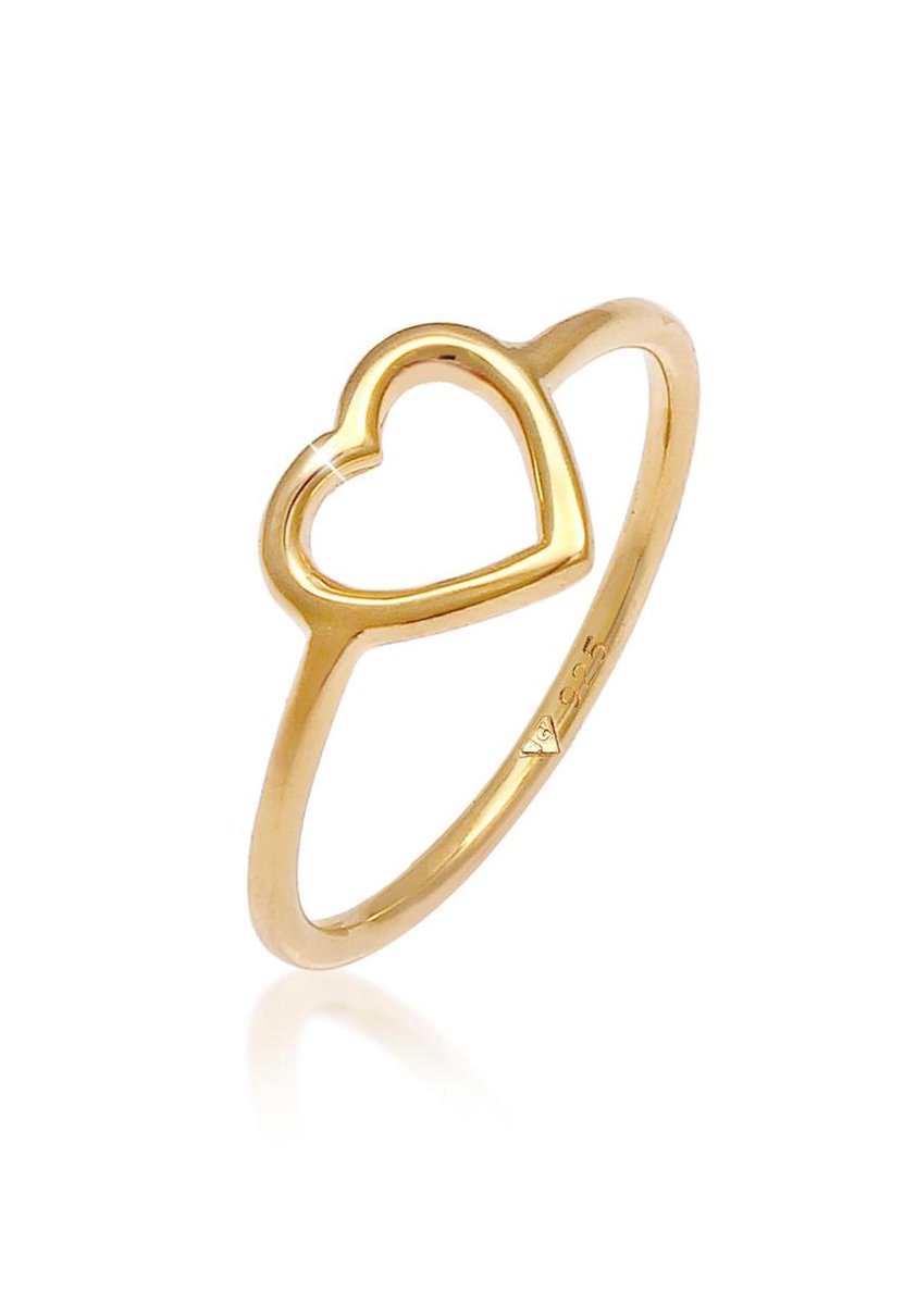 Ring met hart medaillon - Maat 8 - Spirituele winkel Ring met hart medaillon - Maat 8 - Spirituele winkel