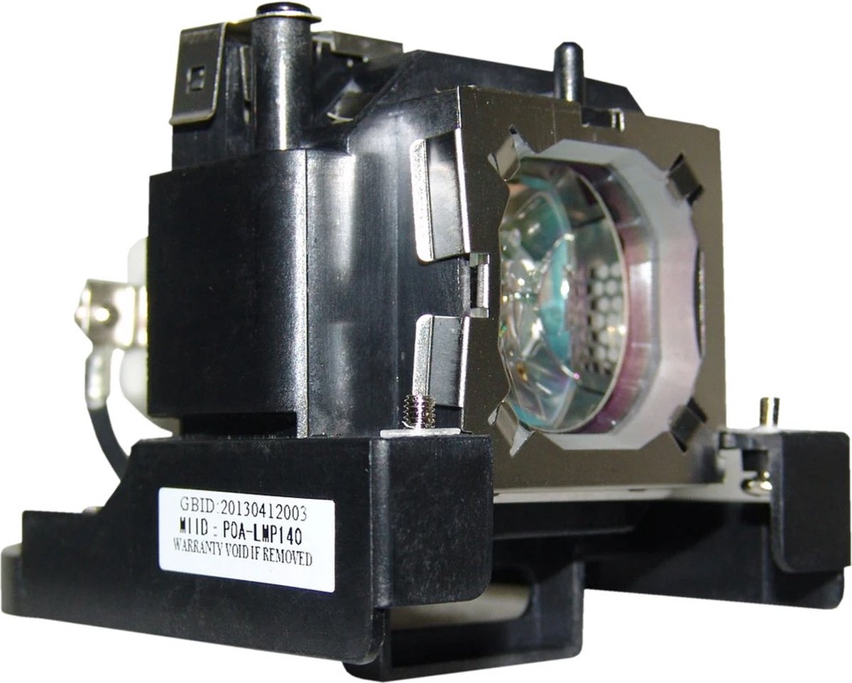 Beamerlamp geschikt voor de PANASONIC PRM-30A beamer, lamp code POA-LMP140 / 610-350-2892 / ET-SLMP140. Bevat originele NSHA lamp, prestaties gelijk aan origineel.
