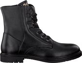 Apples & Pears Gessica Veterboots - Laarzen Met Veters - Meisjes - Zwart - Maat 39