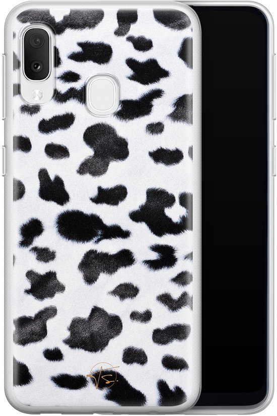 Samsung A20e vache | Coque Samsung Galaxy A20e | Étui en Siliconen TPU | Coque arrière pour téléphone Transparent