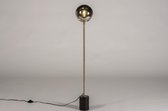 Lumidora Vloerlamp 74151 - E27 - Zwart - Goud - Messing - Metaal - ⌀ 19 cm