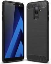 Hoesje Armour 1 - Telefoonhoesje voor Samsung Galaxy A6 Plus - Zwart