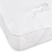 Waterdichte Matrasbeschermhoes - Molton Protector - Incontinentie -  90x200cm - 100% Katoen Flanel - Wit