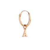 Isabel Bernard La Concorde Dorise 14 Karaat Rosé Gouden Initial Enkele oorring IB360081-T