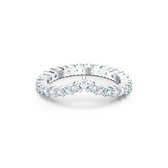 Swarovski Vittore Dames Ring Metaal - Zilverkleurig - 17.50 mm / maat 55
