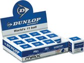 Dunlop Max Blauwe Stip 1 Bal squashballen blauw