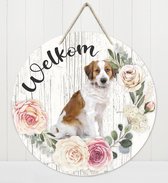 Welkom - Kooiker | Muurdecoratie - Bordje Hond
